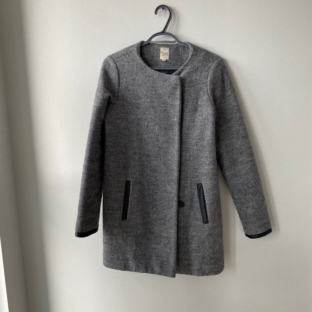 Twik Simons Grey Wool Coat